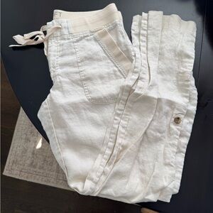 Ann Taylor LOFT Cream Lounge Pants